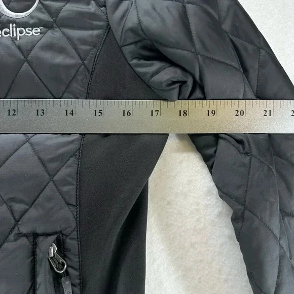 Marmot Jacket Womens Size XS Eclipse Diamond Quilted Full Zip Insulated Black - Picture 11 of 13